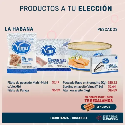Productos a tu Elección - Pescados - La Habana