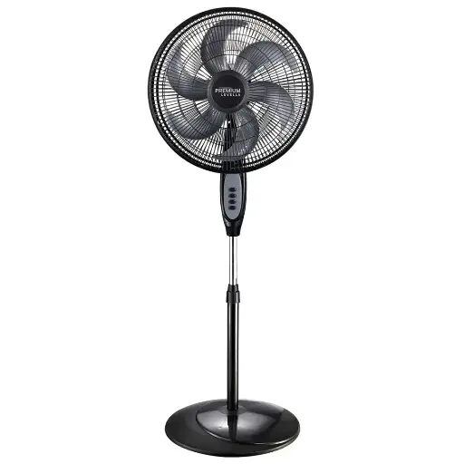 NT-923 Ventilador Pedestal Premium 48 Pulgadas Negro