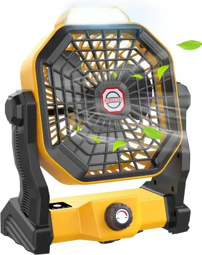 NT-926 Ventilador Portátil Recargable con Luz