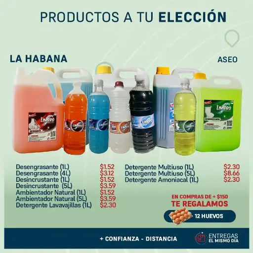 Productos a tu Elección - Aseo 1 - La Habana