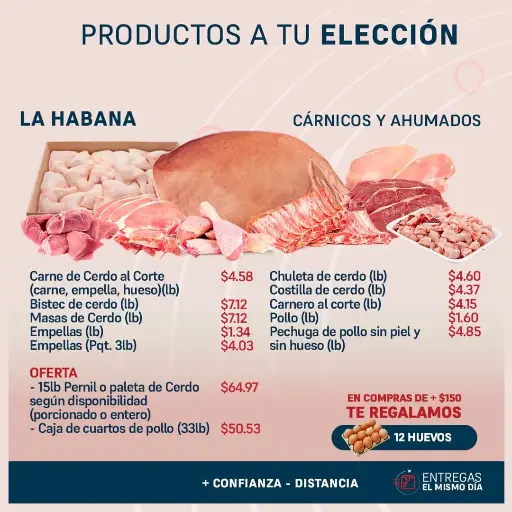 Productos a tu Elección - Cárnicos y Ahumados 1 - La Habana
