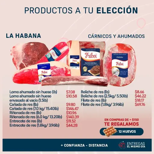Productos a tu Elección - Cárnicos y Ahumados 2 - La Habana