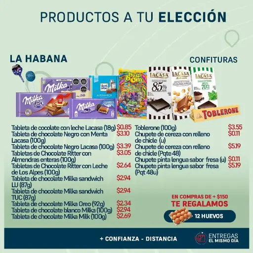 Productos a tu Elección - Confituras 1 - La Habana